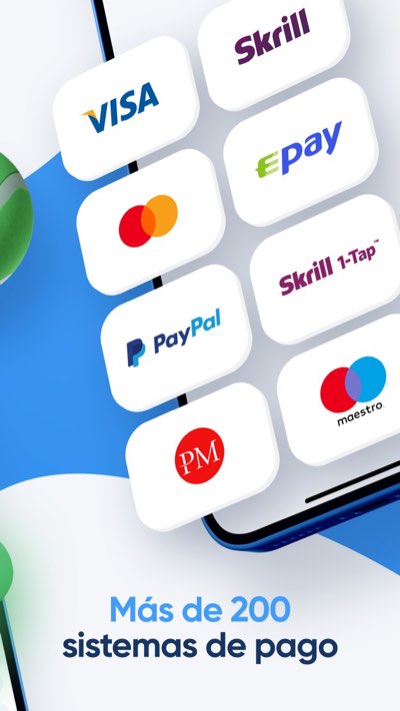 لقطة من متجر App Store: وسائل الدفع في تطبيق 1xBet